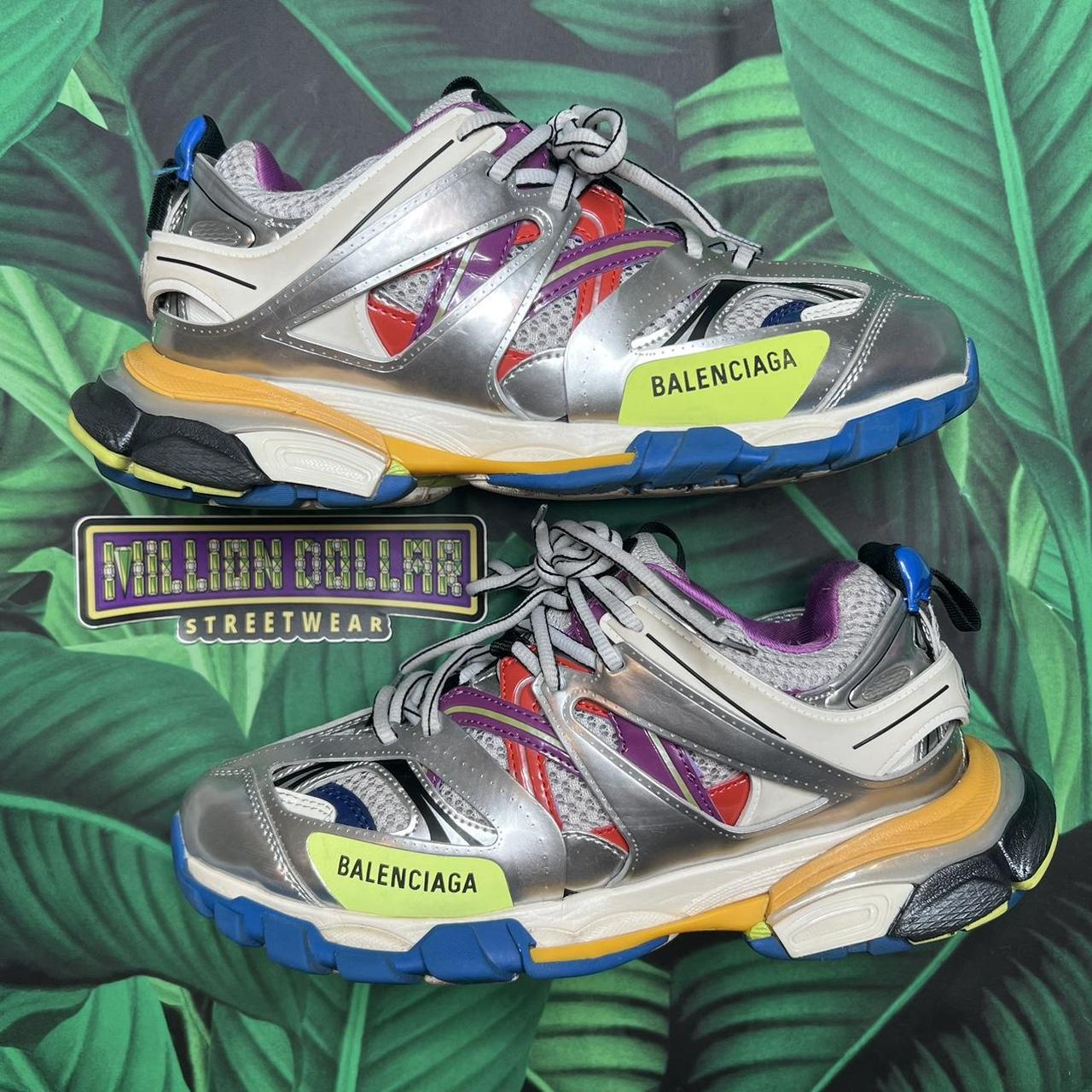 Balenciaga track sneaker 'metallic multi' Color: | Depop