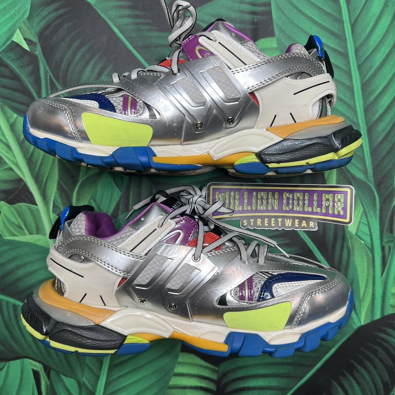 Balenciaga track sneaker 'metallic multi' Color: | Depop