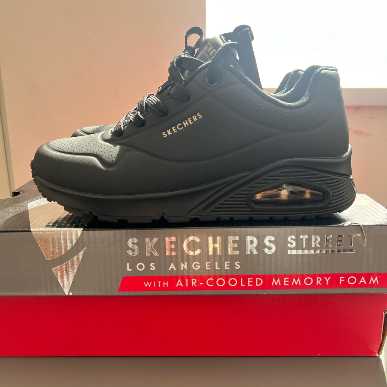 Skechers UNO Stand on Air - Black - Brand new only... - Depop