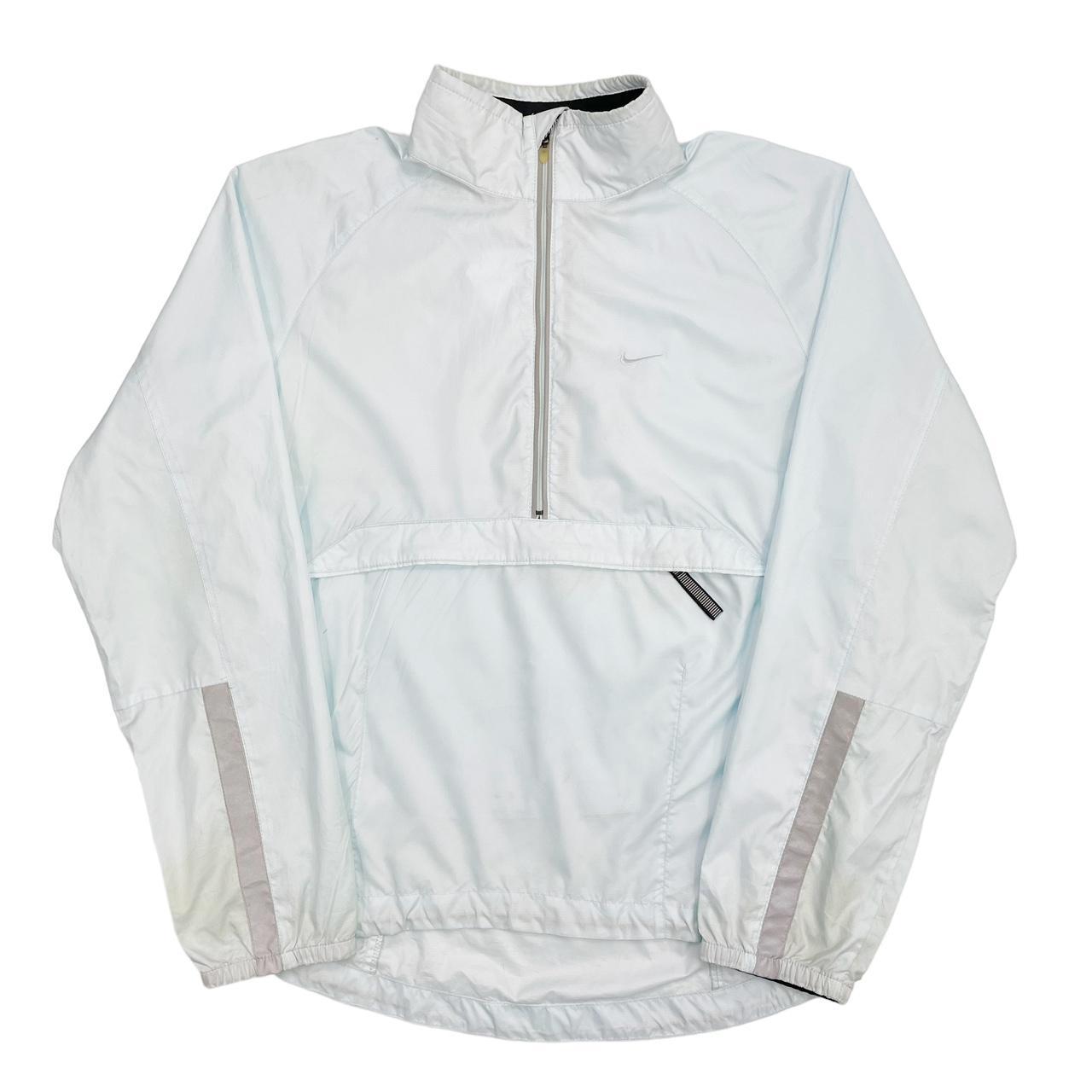 Vintage Nike Quarter Zip Windbreaker Grey retro 90s... Depop