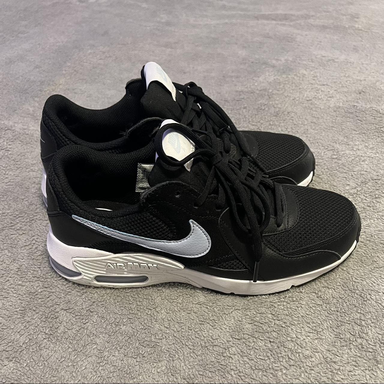 Women’s Nike Air Max Excee Black Hydrogen Blue... - Depop