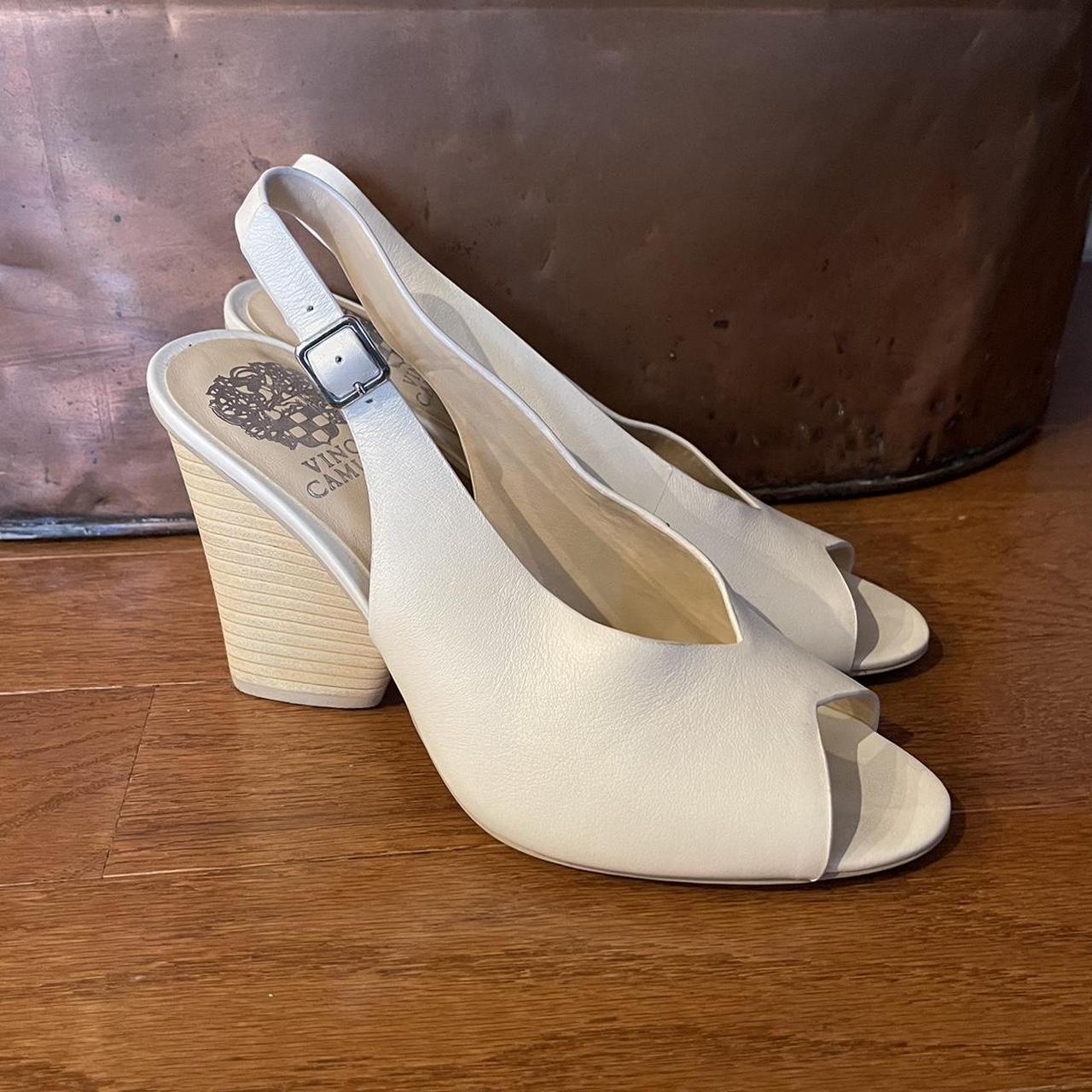 Vince Camuto Women's Cream Courts