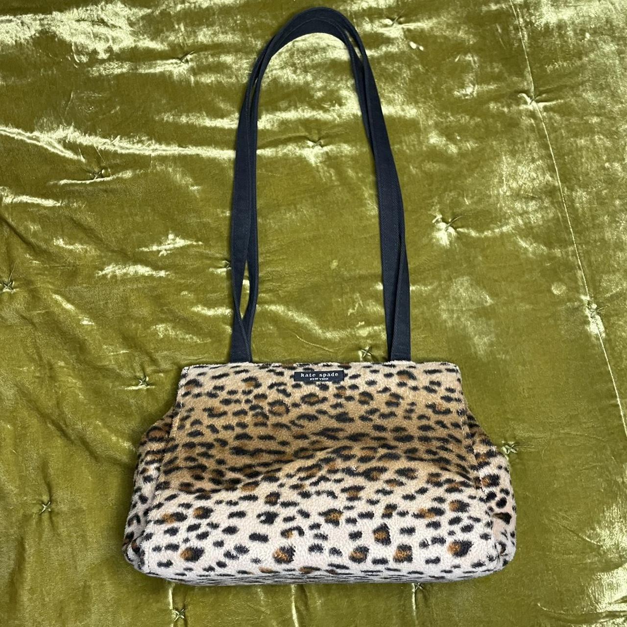 Cheetah fuzzy Kate spade mini bag purse Perfect... - Depop