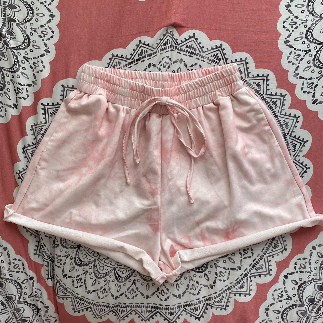 Pink booty shorts tumblr sale