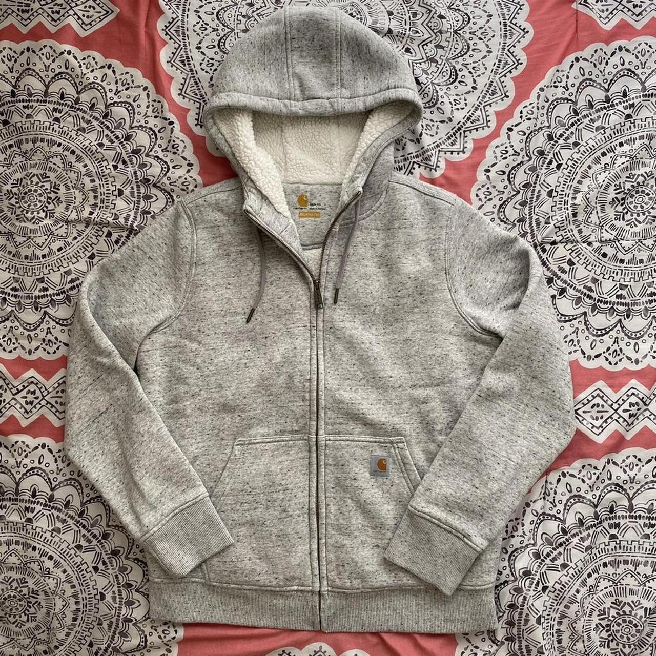 Carhartt light best sale grey hoodie