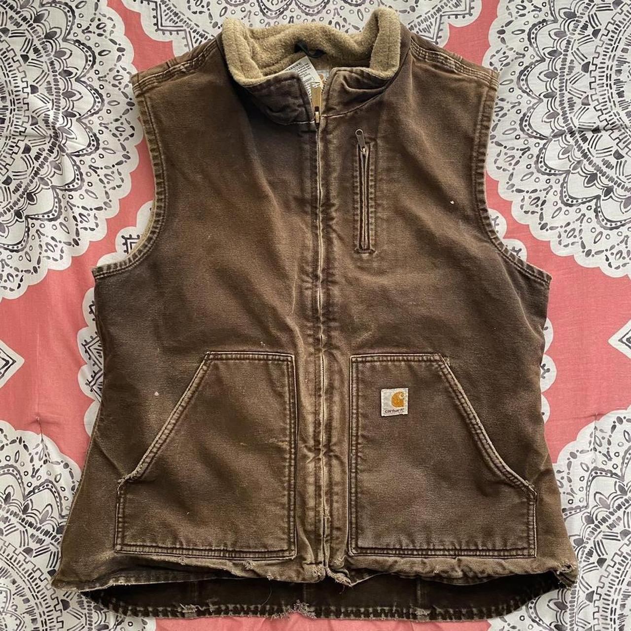 Carhartt duck vest deals