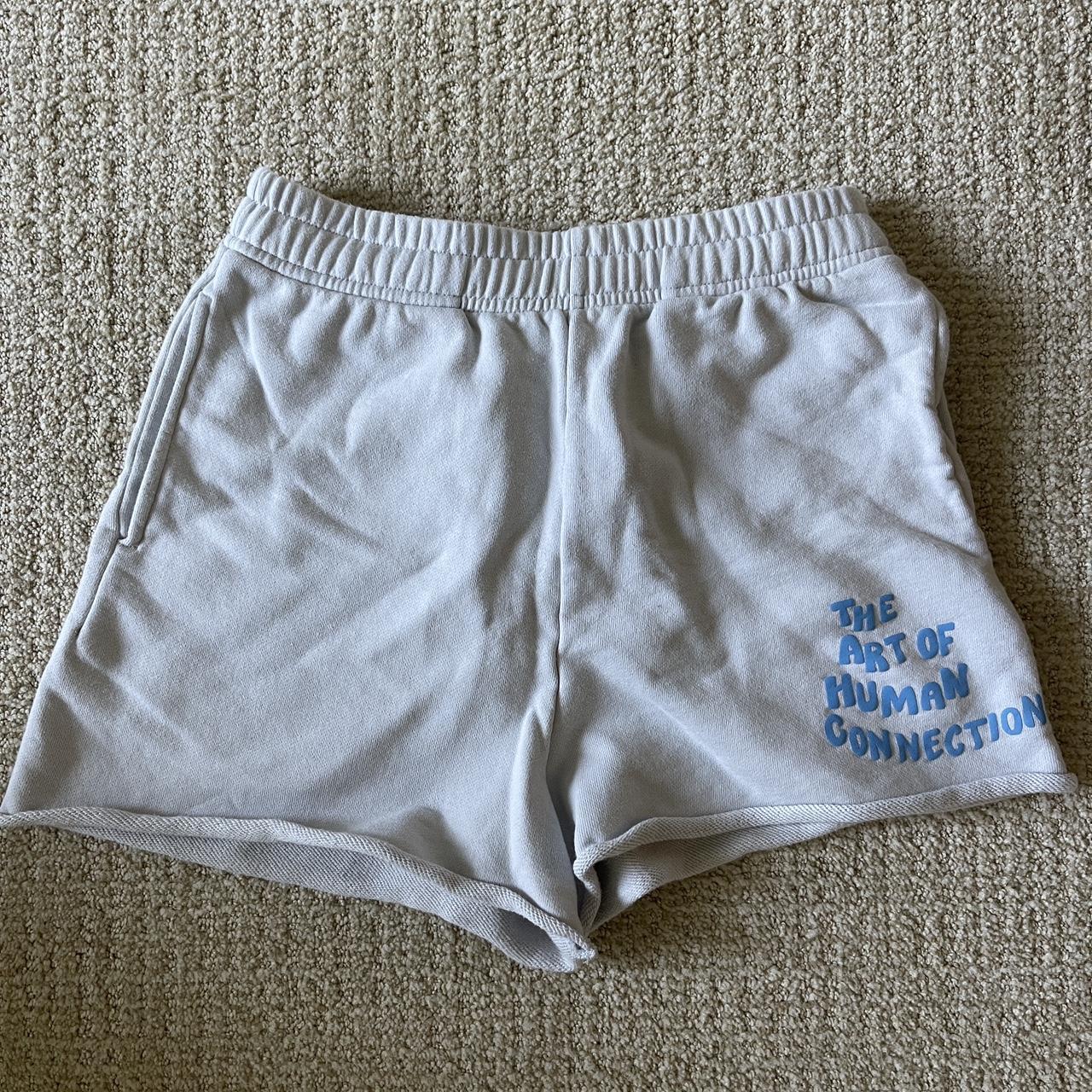 Mayfair x human connection grey shorts with really... - Depop