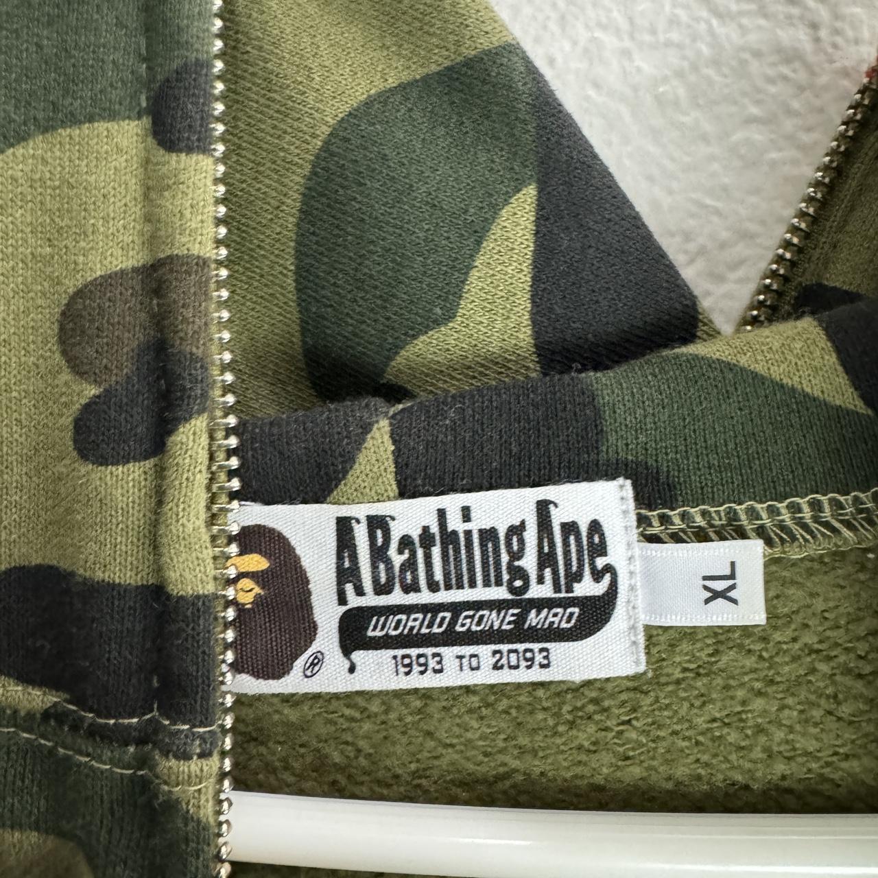 A BATHING APE 001ZPC201018X SHARK FULL ZIP HOODIE | Depop