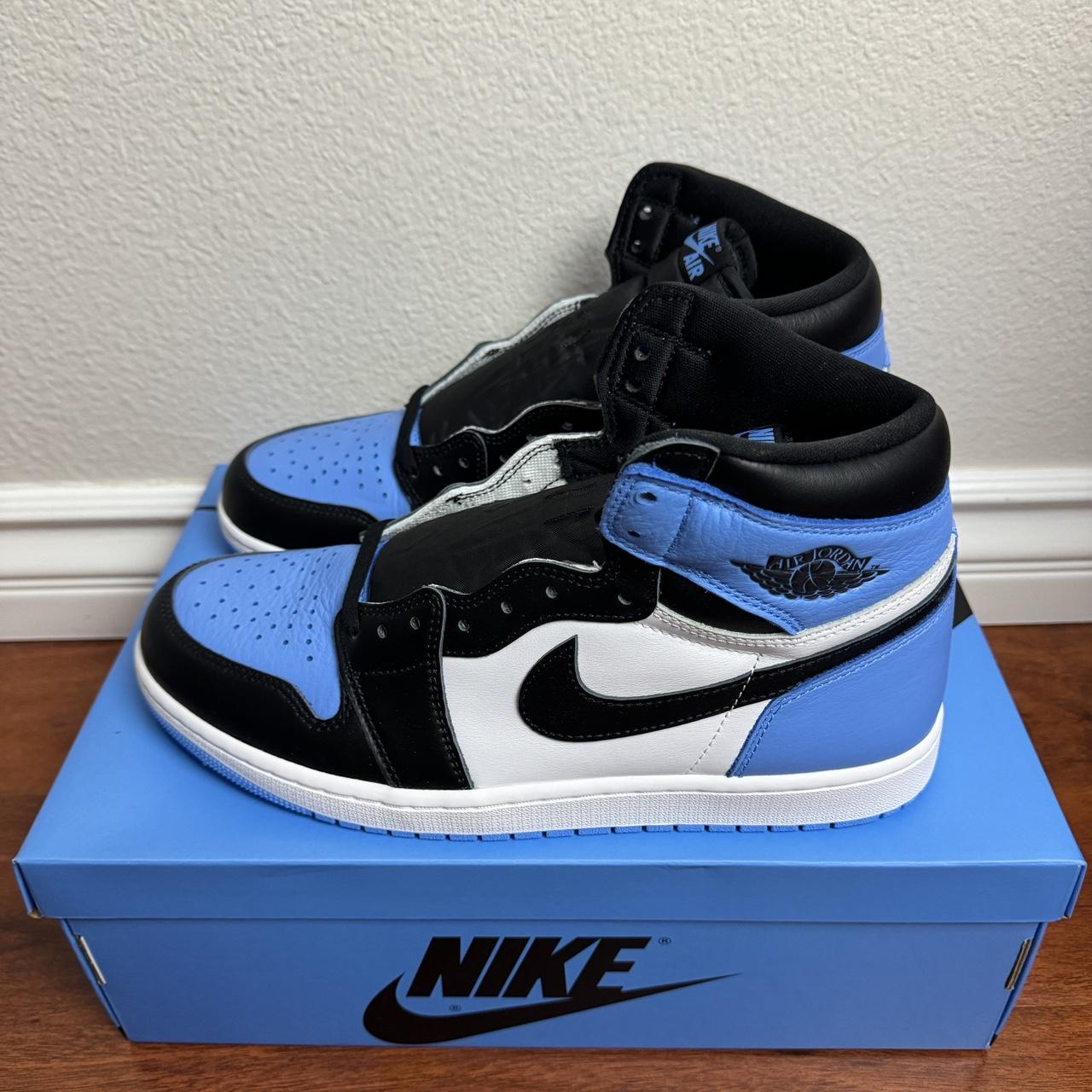 Air Jordan 1 Retro High OG UNC Toe Size 11 | Depop