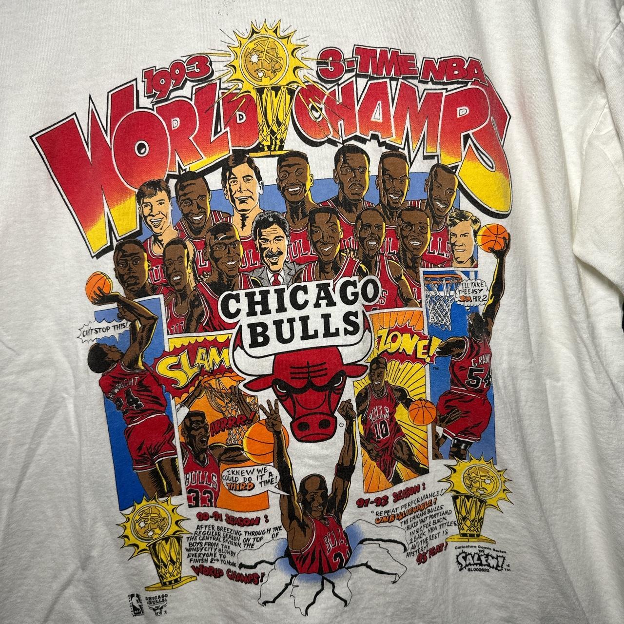 Vintage ADIDAS Chicago Bulls NBA Rodman 91 - Depop