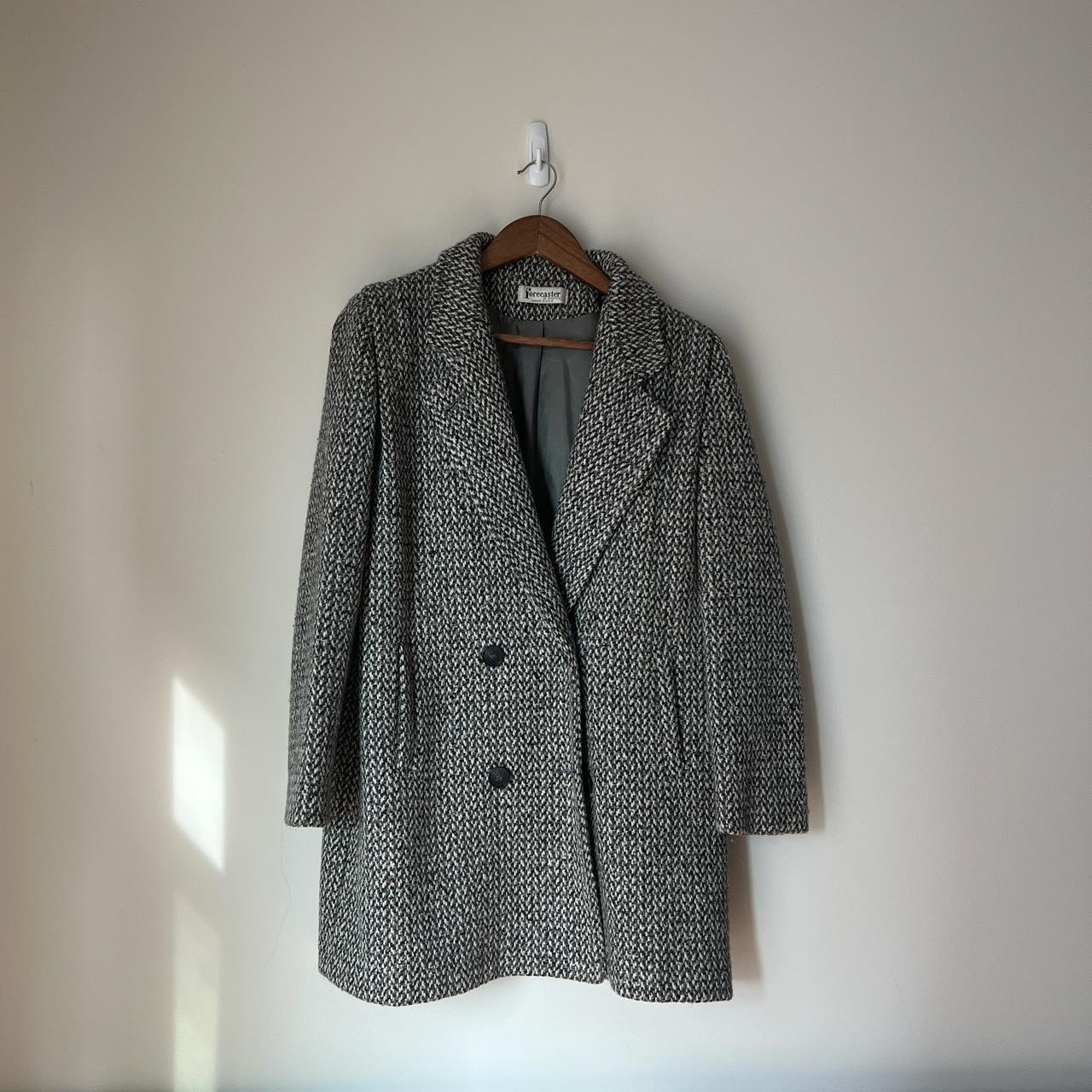 Vintage Lauren Ralph Lauren wool blazer size 8 Grey - Depop