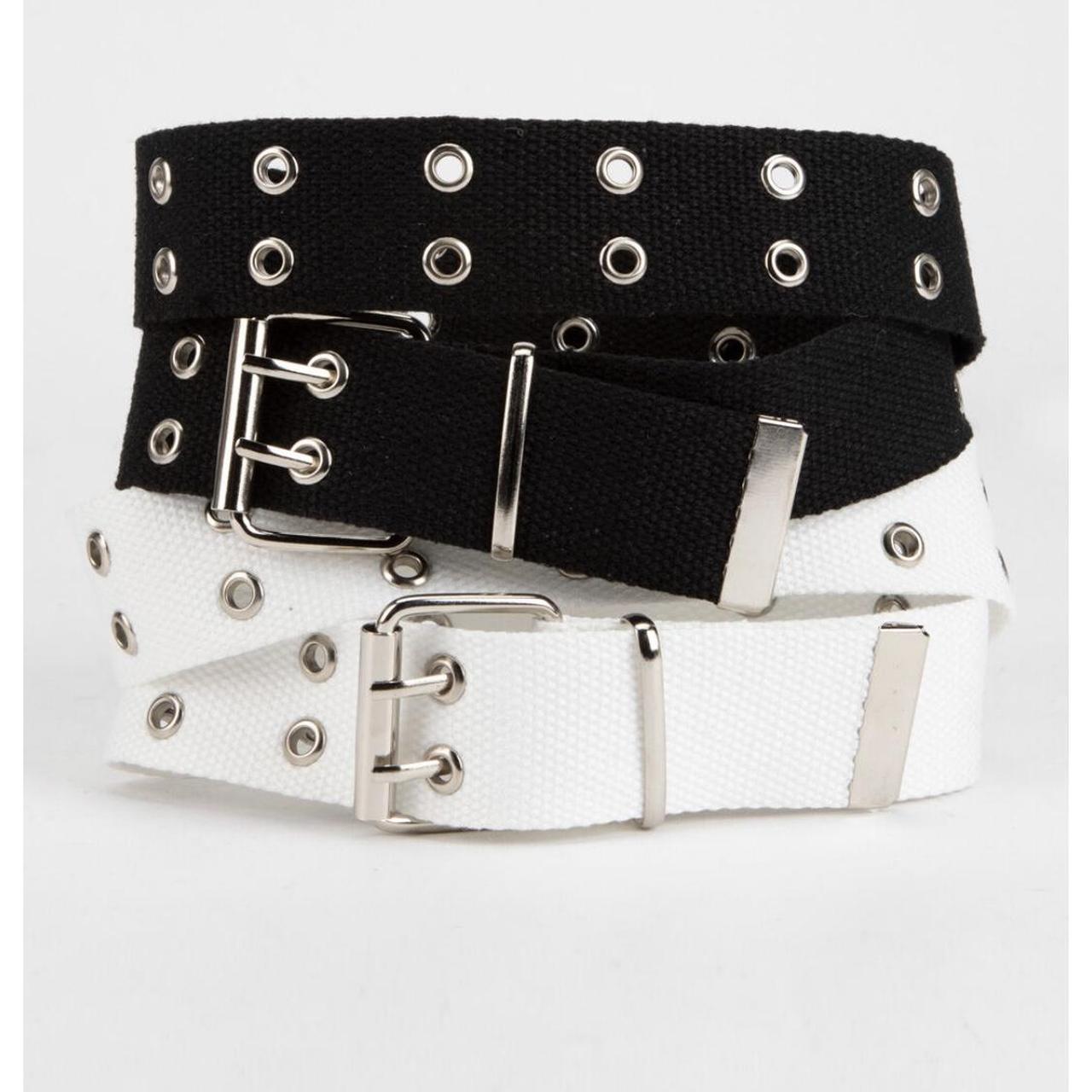 bnwt tillys (full tilt) white belt size S (but... - Depop