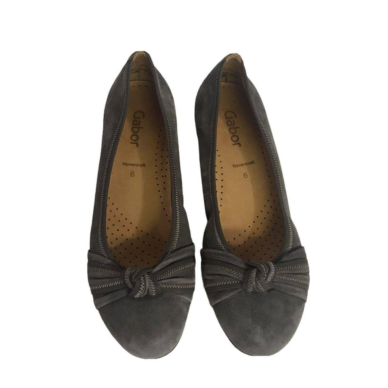 Gabor gray suede leather flats. UK size 6, US size... - Depop