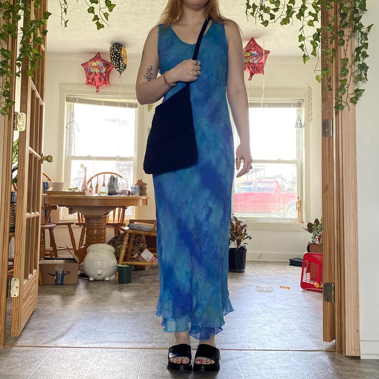 Karen kane tie dye maxi clearance dress