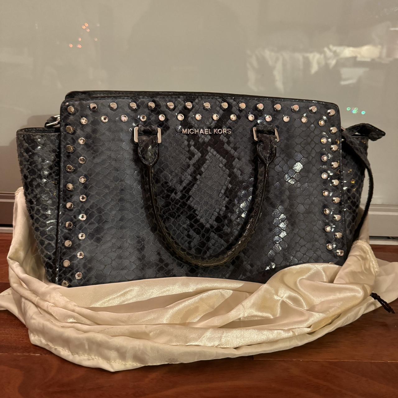 Michael kors snakeskin purse sale