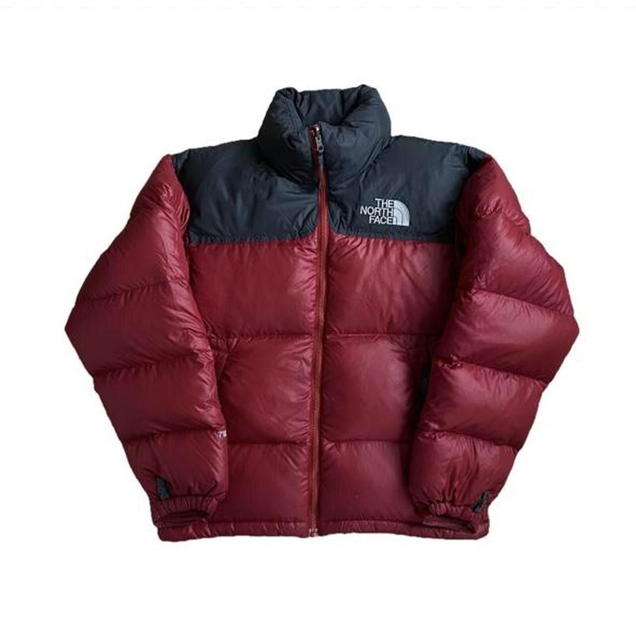 The North Face Men's Red and Grey Jacket | Depop