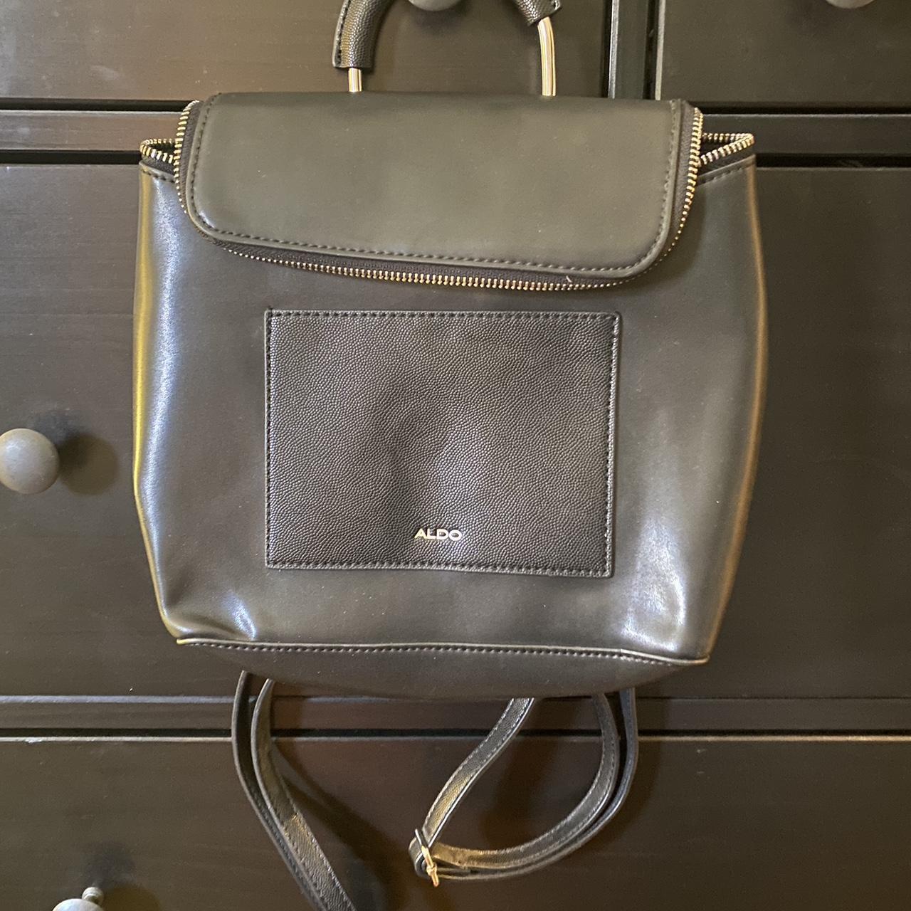 Aldo silver online backpack