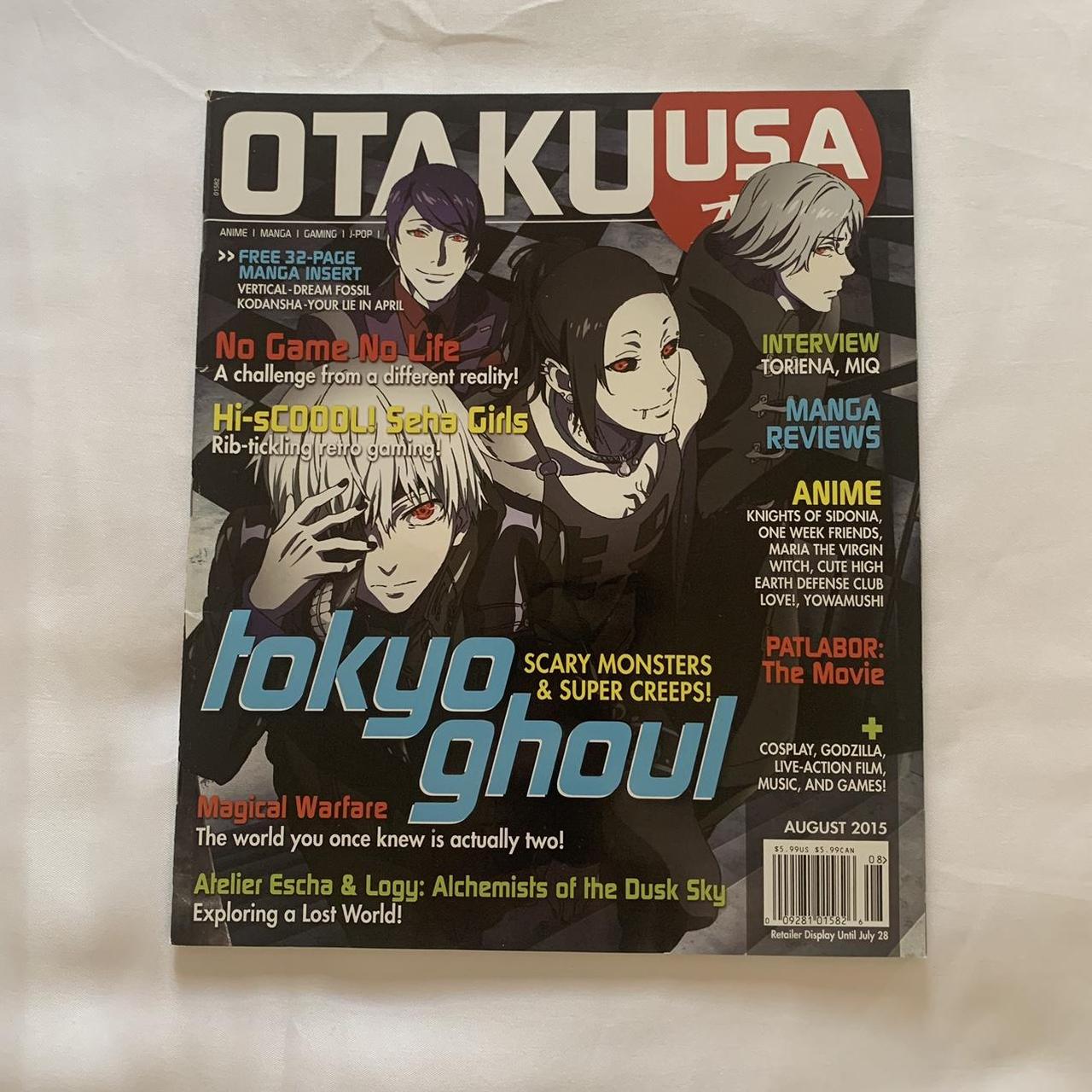 otaku USA tokyo ghoul issue (aug 2015) ✧彡 this... - Depop