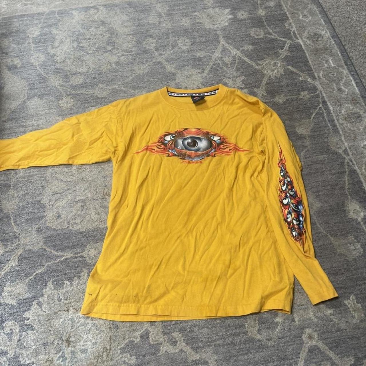 90s rare JNCO Jeans graphic long sleeve men's shirt. | Depop