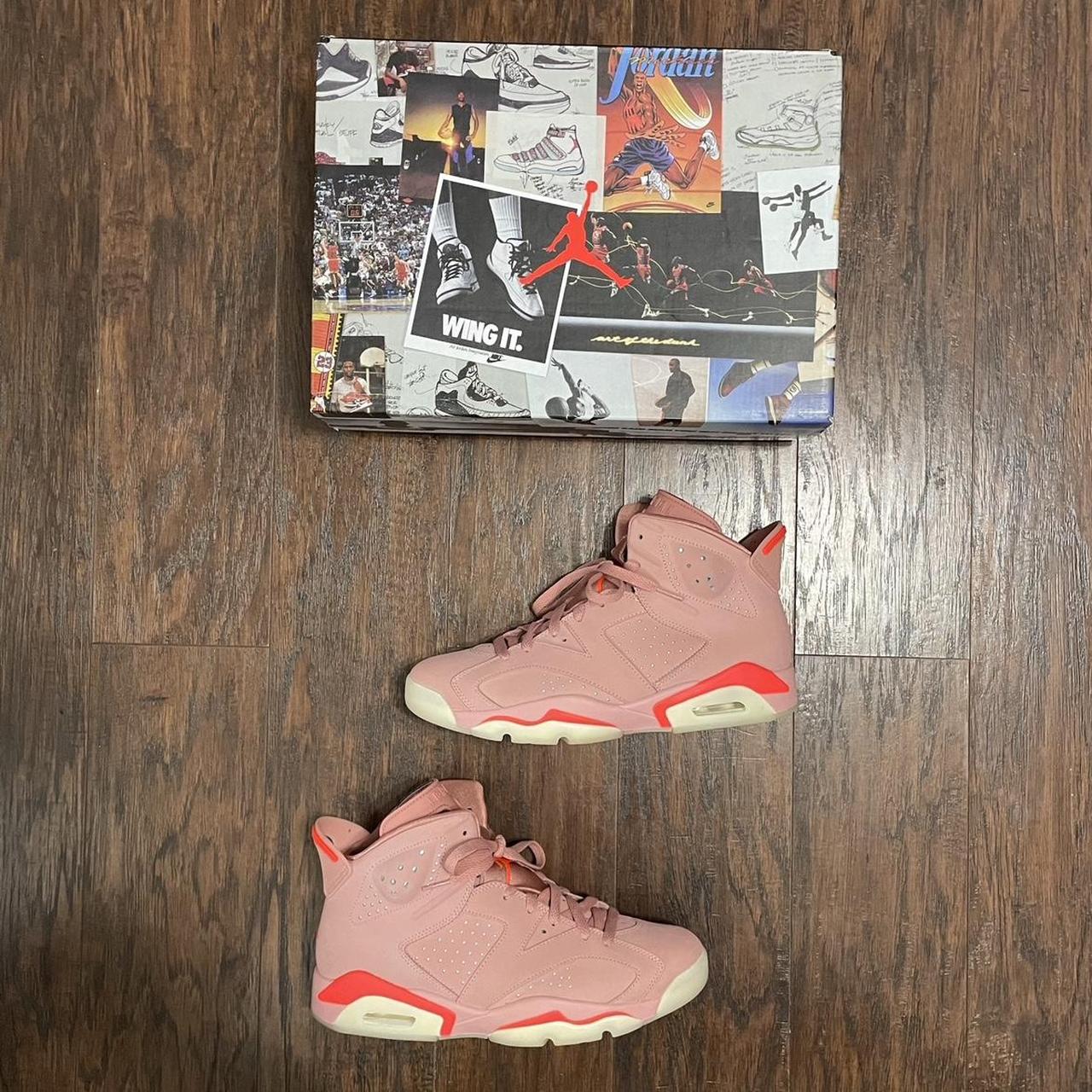 ALEALI MAY JORDAN 6 MILLENNIAL PINK INFRARED SIZE. Depop