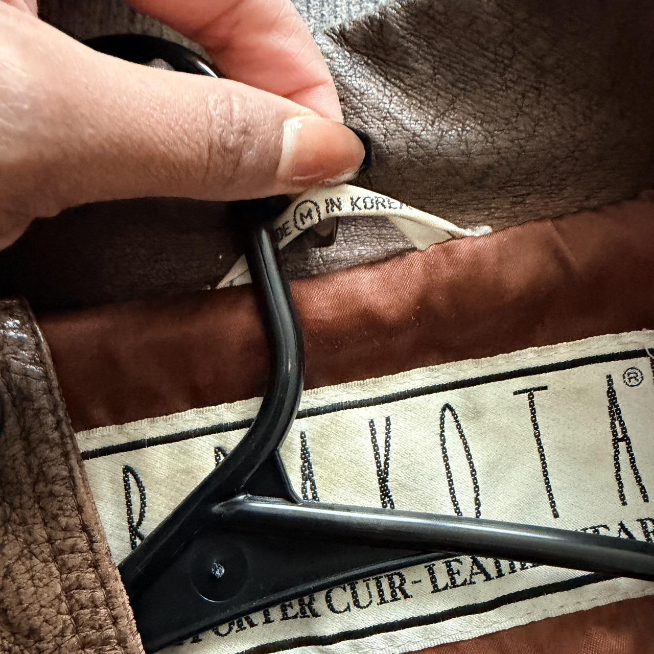 Men's Jacket - Brown - M – Vintage Genuine Leathe… - image 6