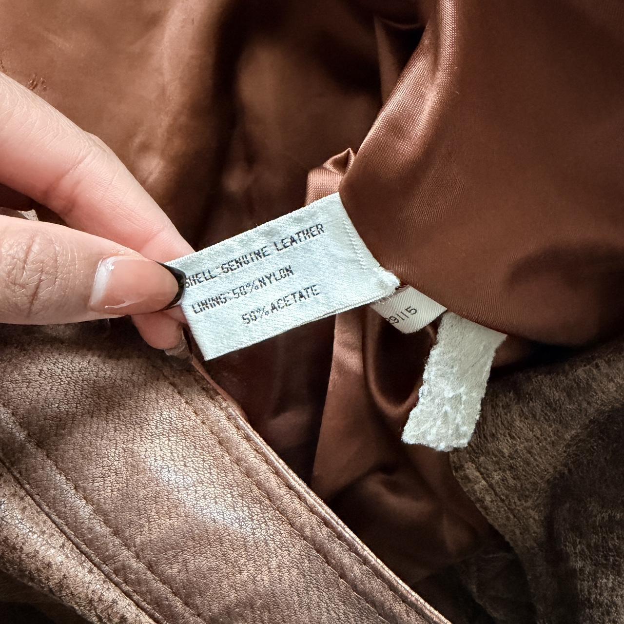 Men's Jacket - Brown - M – Vintage Genuine Leathe… - image 5