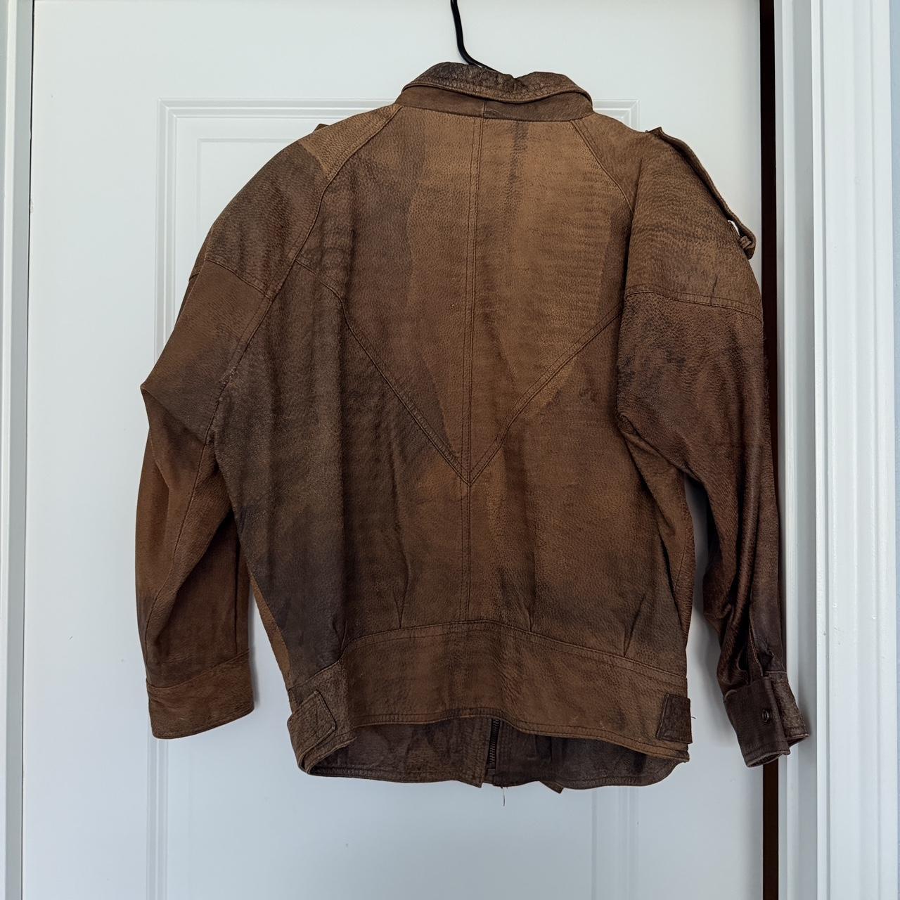 Men's Jacket - Brown - M – Vintage Genuine Leathe… - image 2