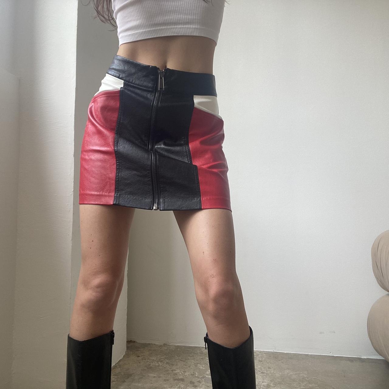 Urban outfitters clearance leather skirt