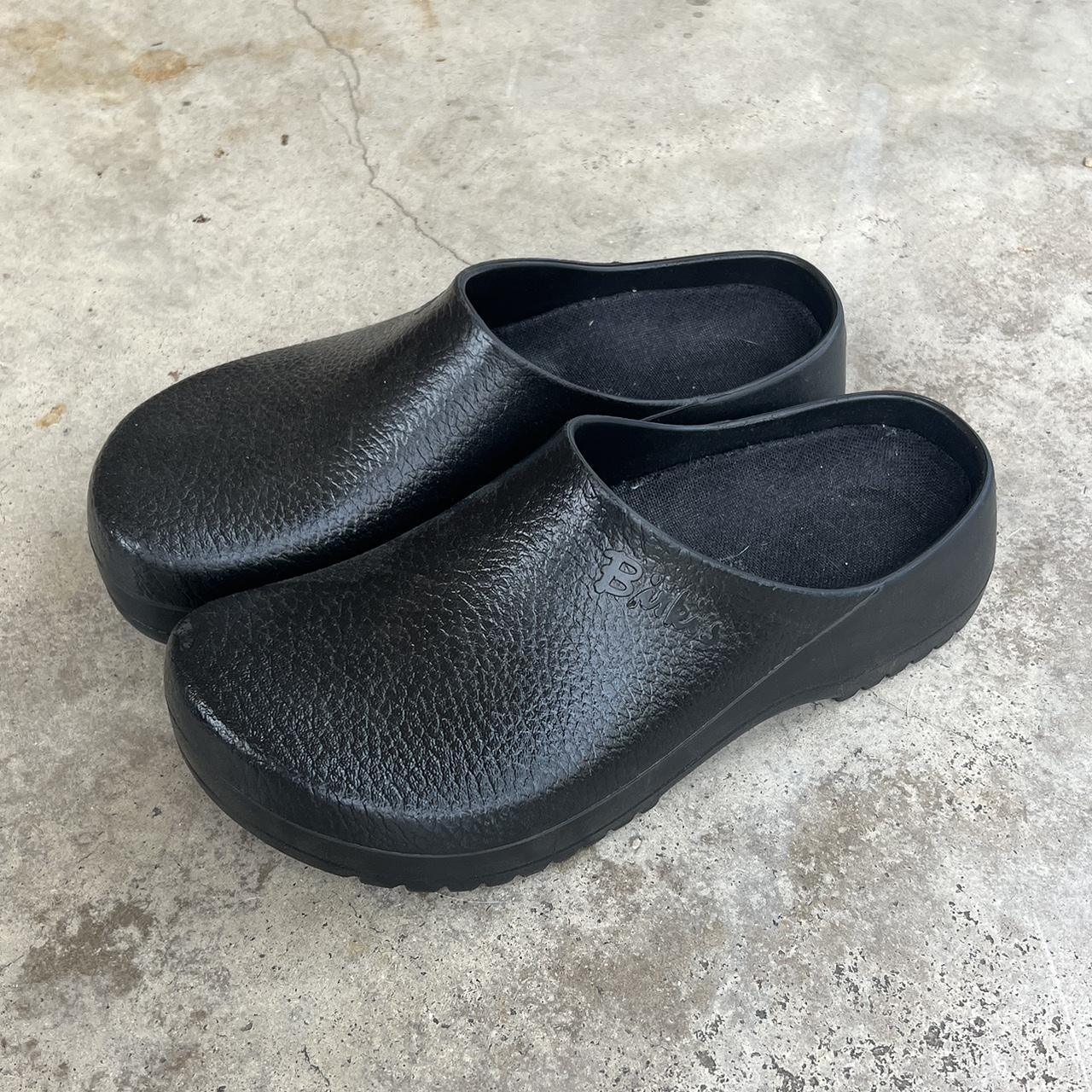 Birkenstock Super Birki Mens Black Clogs 12 Barely... - Depop