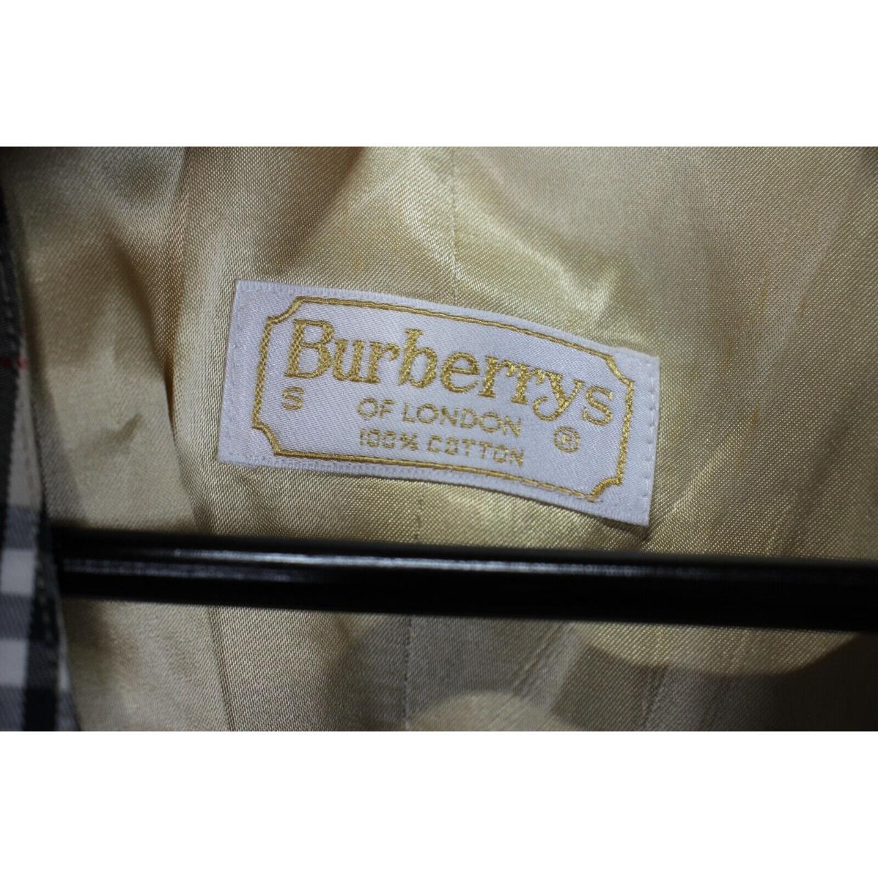 Vintage Burberry's of London 3-Buttons Nova Check... - Depop