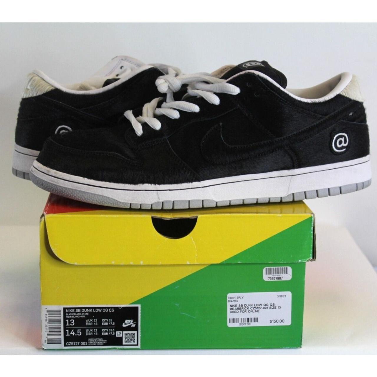 Nike SB Dunk Low OG QS Medicom Toy (2020) CZ5127-001... - Depop