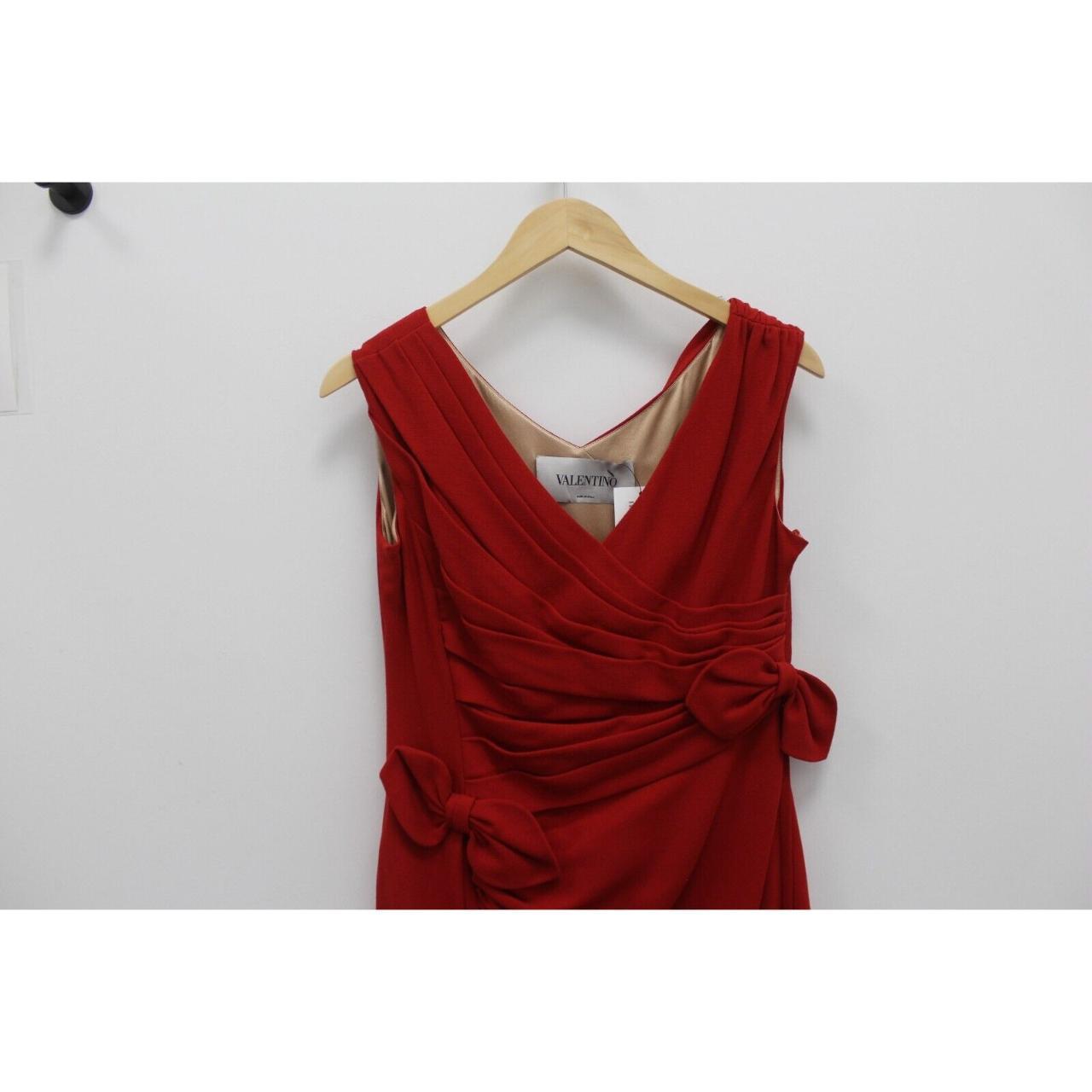 valentino tie neck dress