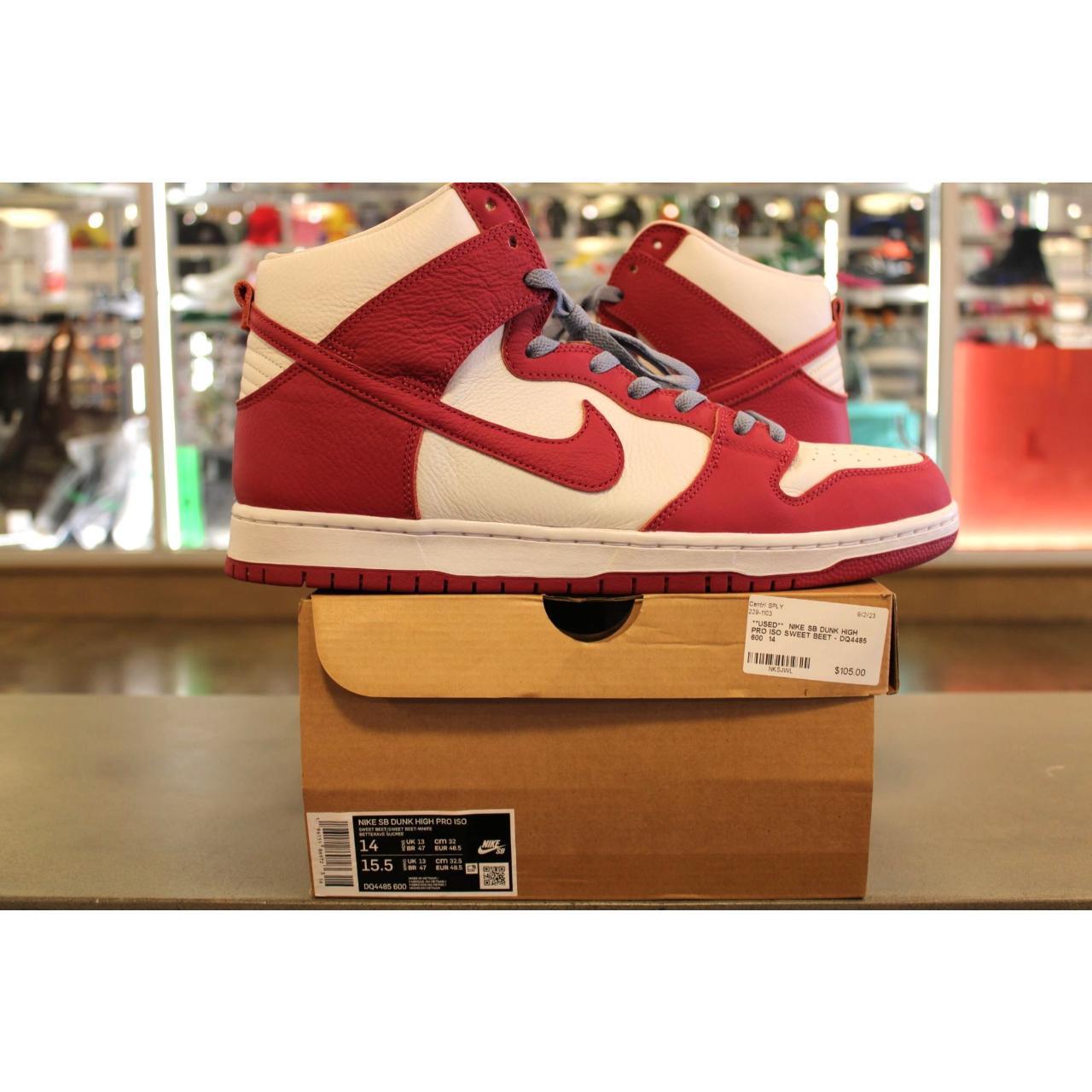 Nike SB Dunk High Orange Label Sweet Beet DQ4485-600... - Depop