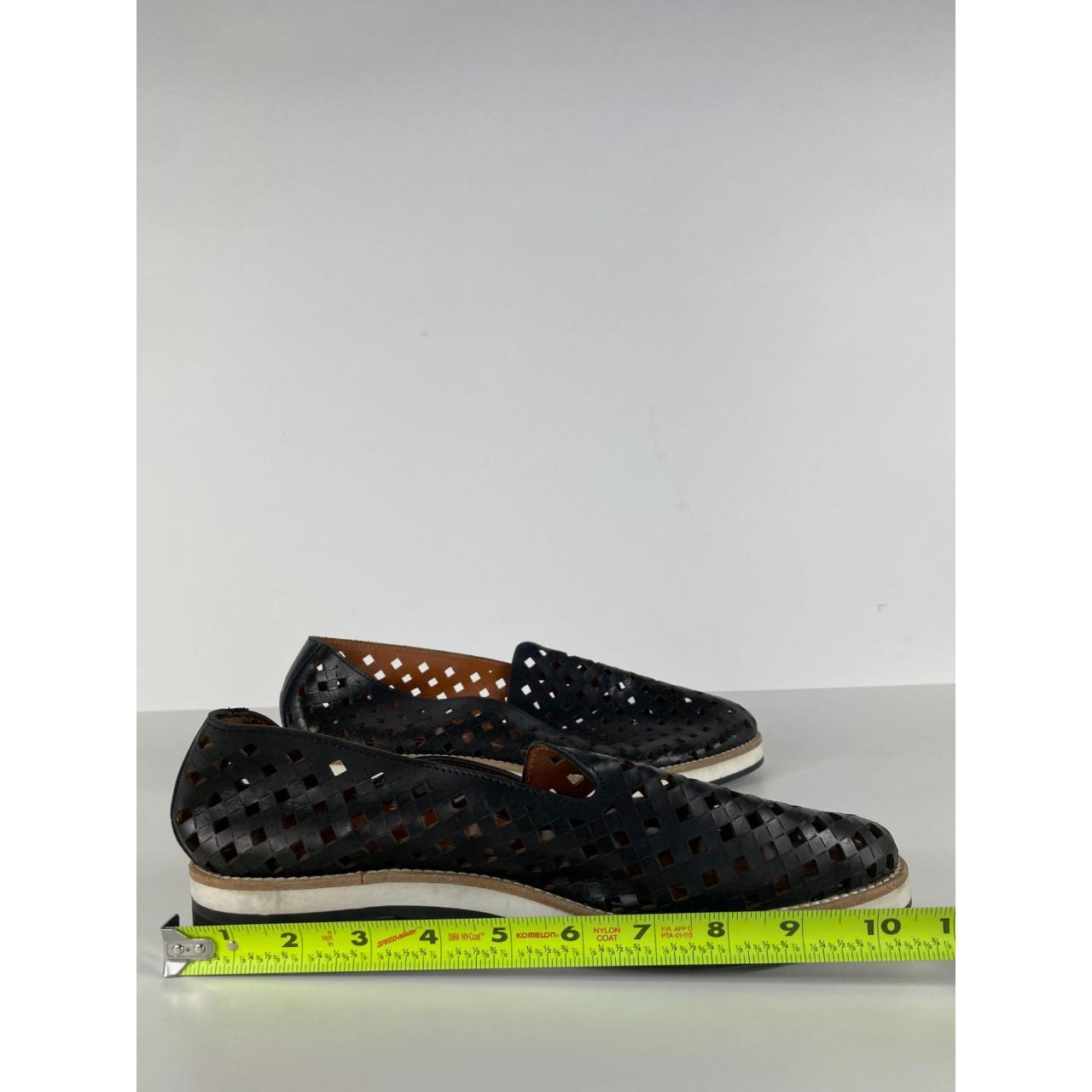 Aquatalia Perforated Leather Loafers Slip On Shoes