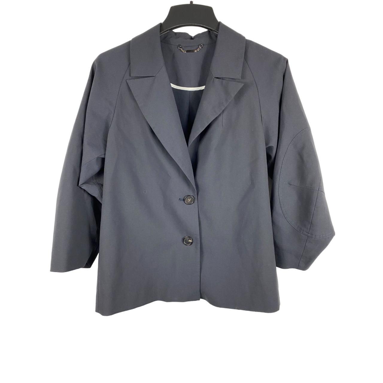 Fendi Single-Breasted Two Button Blazer Jacket Grey... - Depop