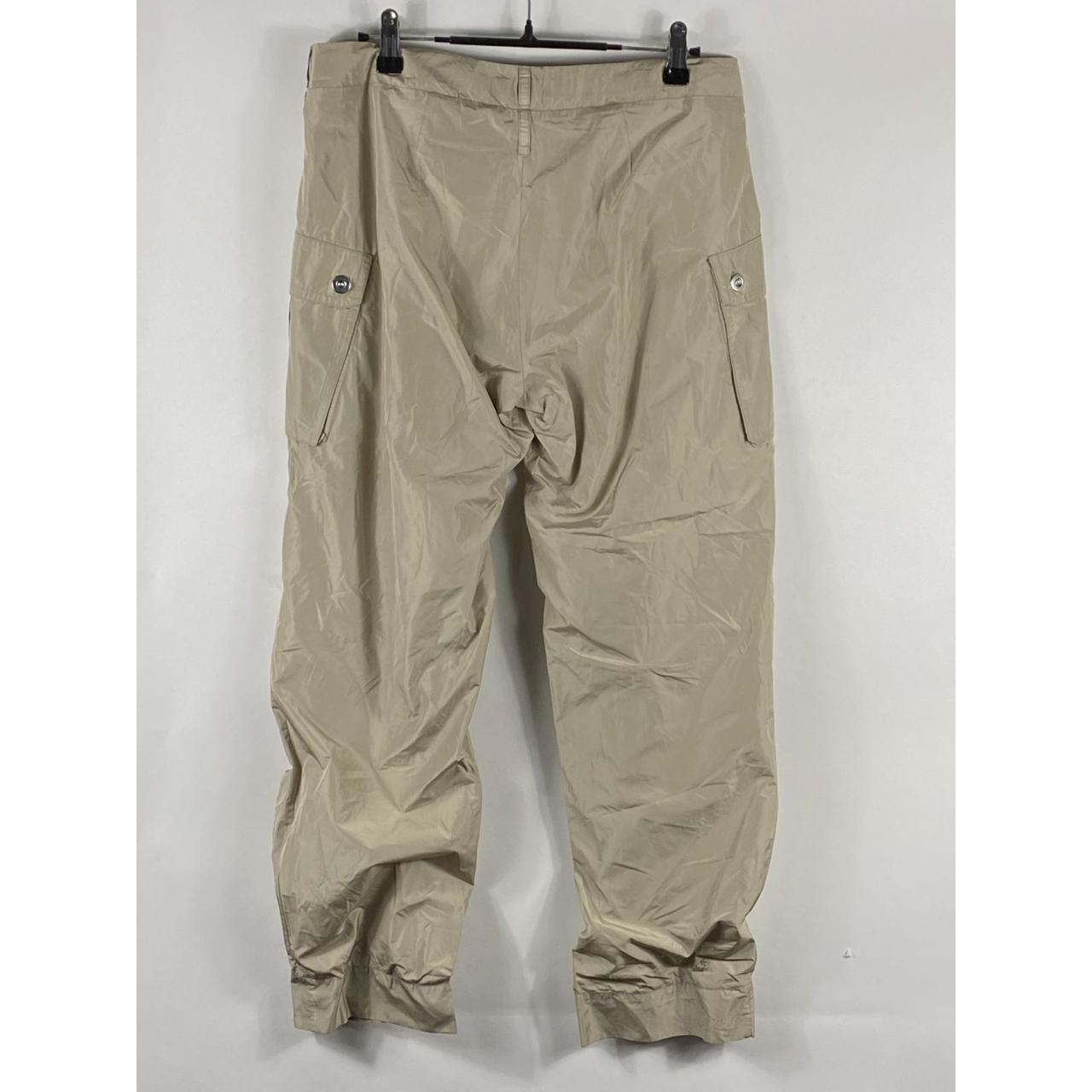 'S Max Mara Cargo Style Trouser Pants Beige Size M... - Depop