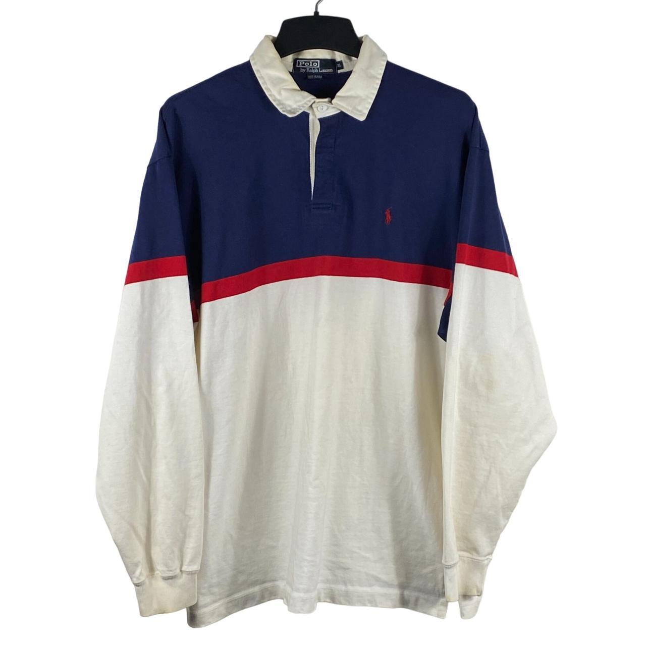 Vintage Polo Ralph Lauren Long Sleeve Polo Shirt... - Depop