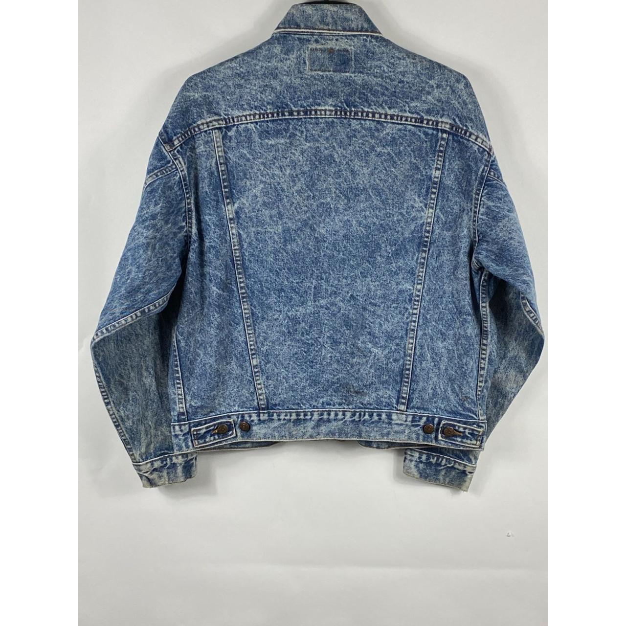 Vintage Levi's Red Tab Button Up Denim Jacket Blue... - Depop