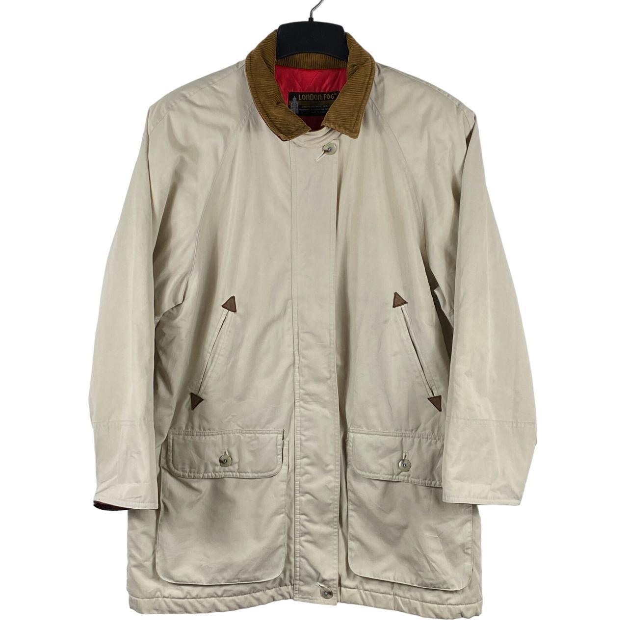 Vintage London Fog Corduroy Collar Chore Jacket... - Depop