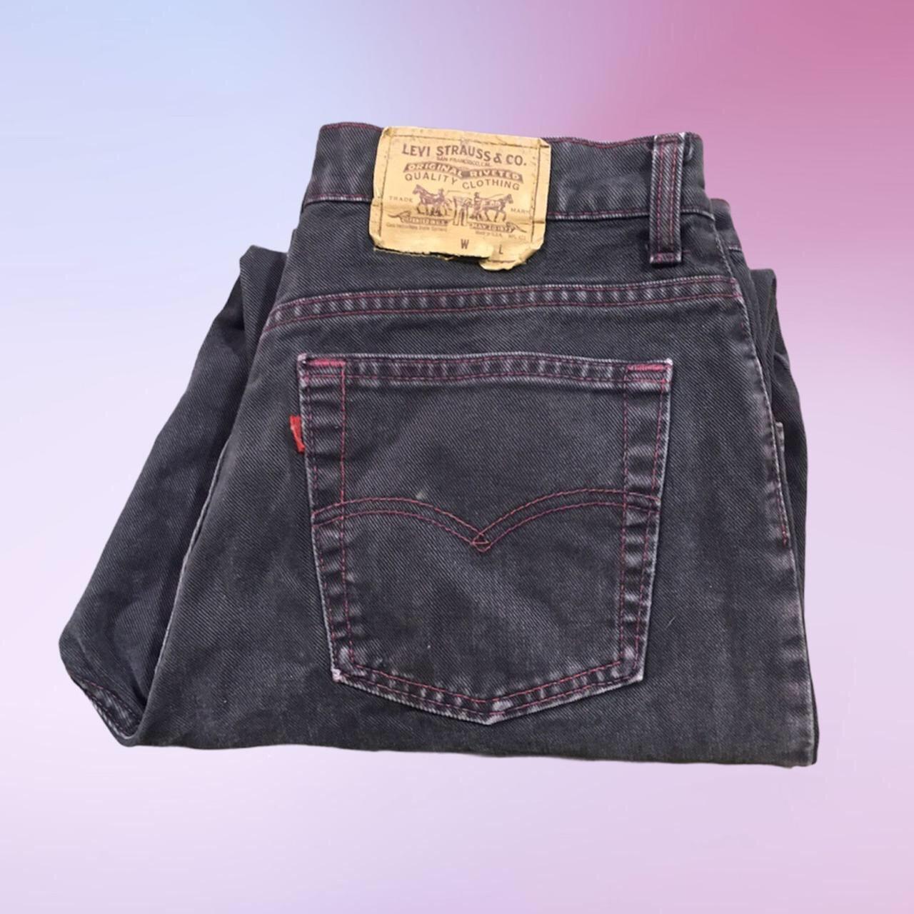 Vintage plum colored levis! Incredible rare color!... Depop