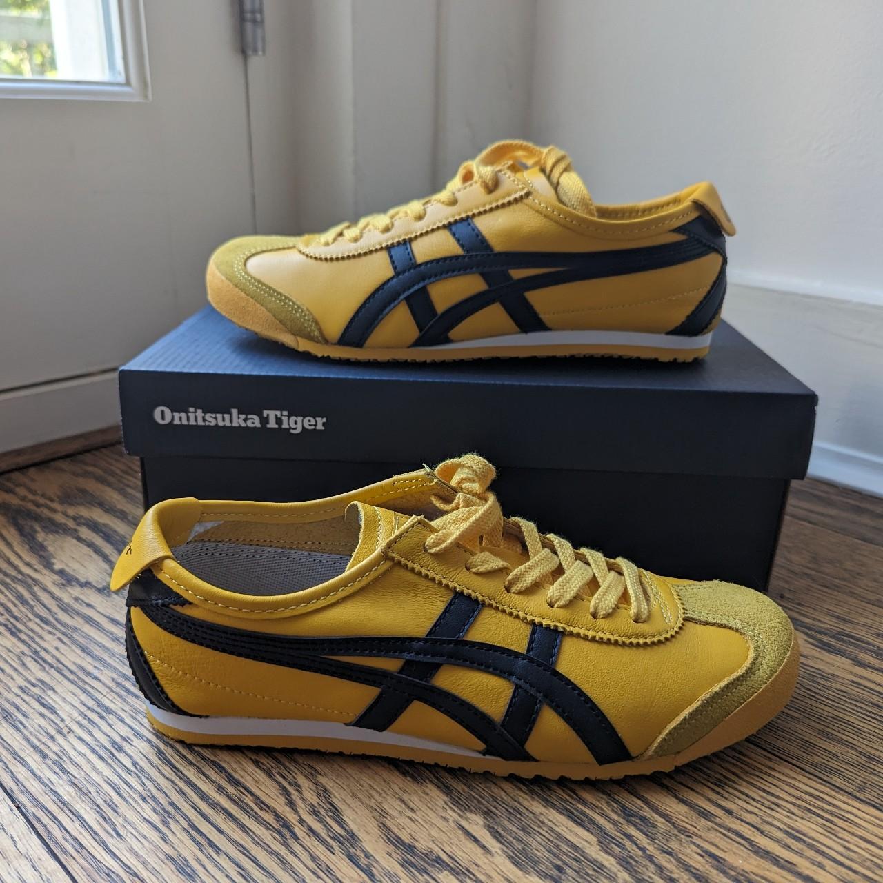 Onitsuka Tiger - Mexico 66 - Yellow / Black UK 5 -... - Depop