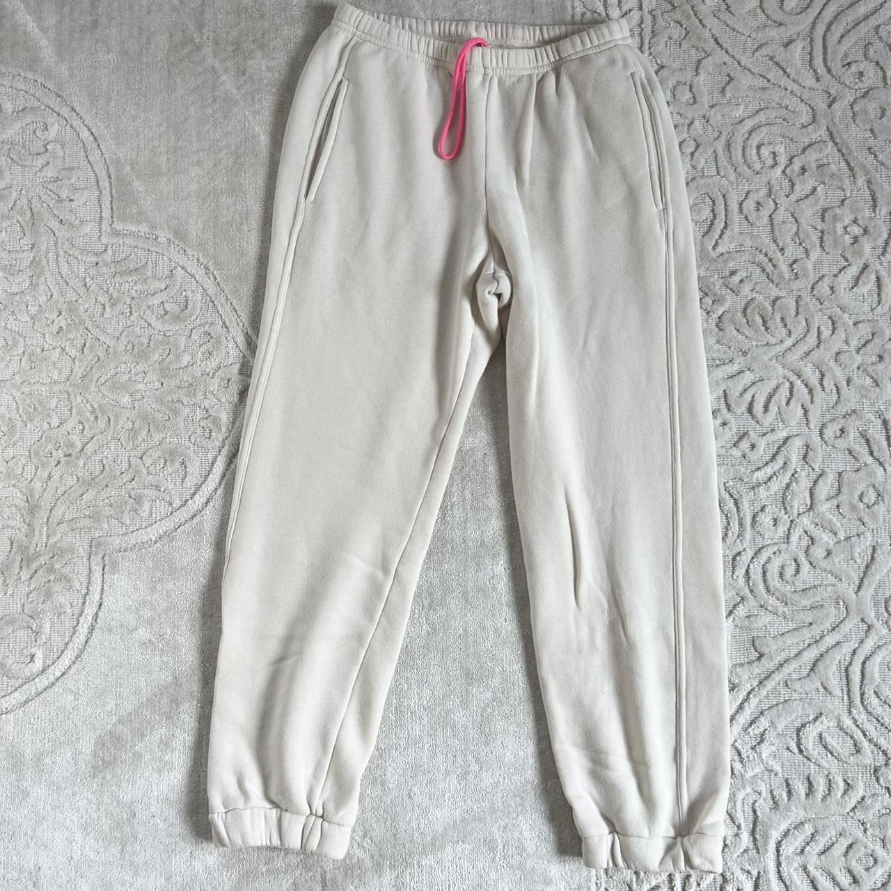 XIRENA Women's White and Pink Joggers-tracksuits