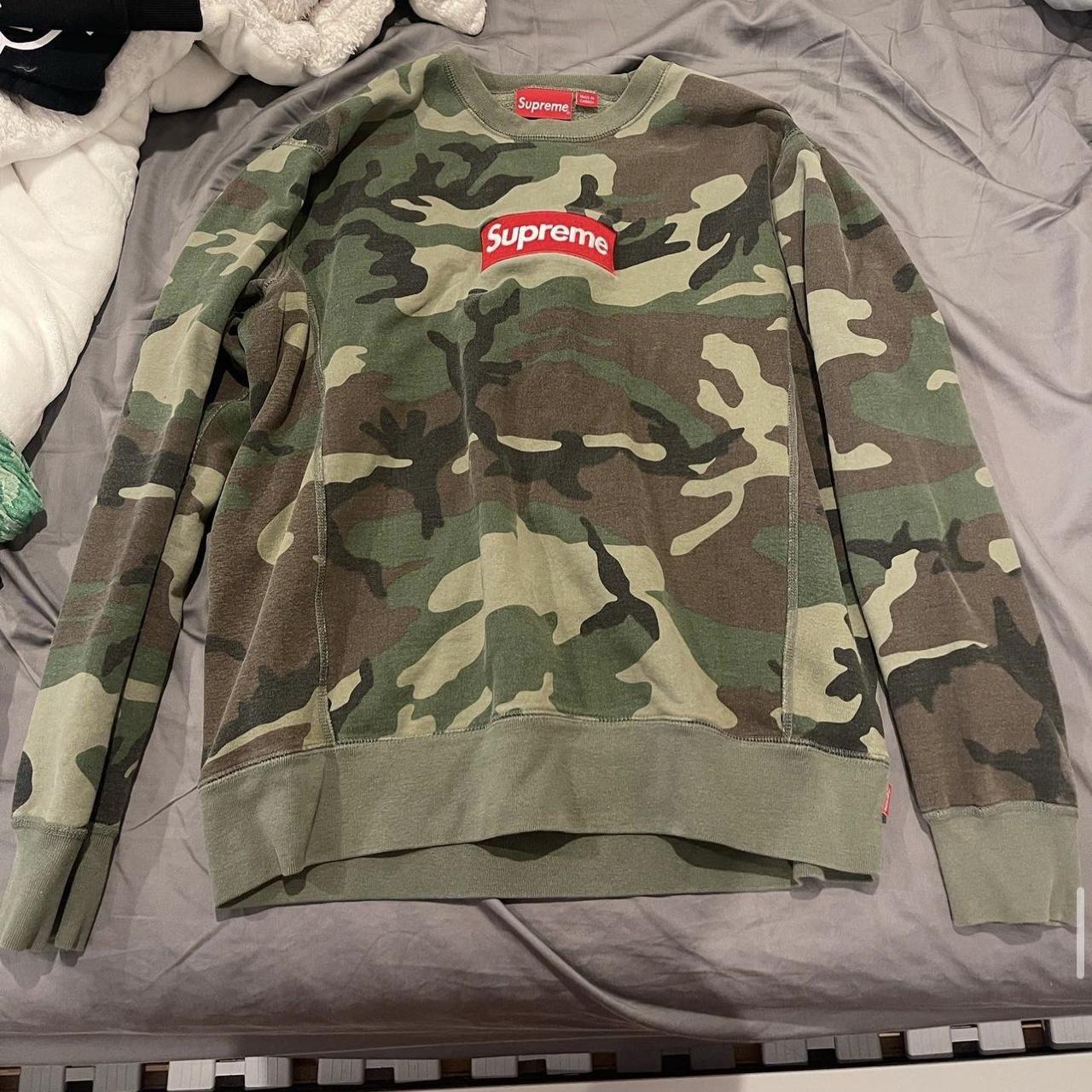 Authentic SUPREME BOX LOGO CREWNECK Condition NEW Depop