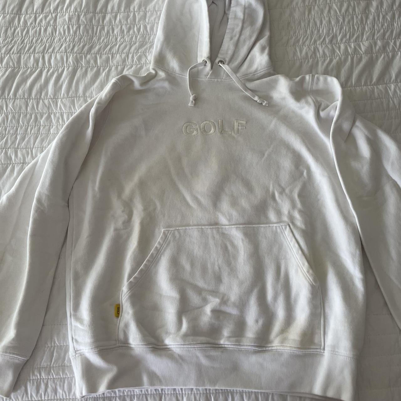 GOLF WANG ALL WHITE HOODIE Lightly used and has a