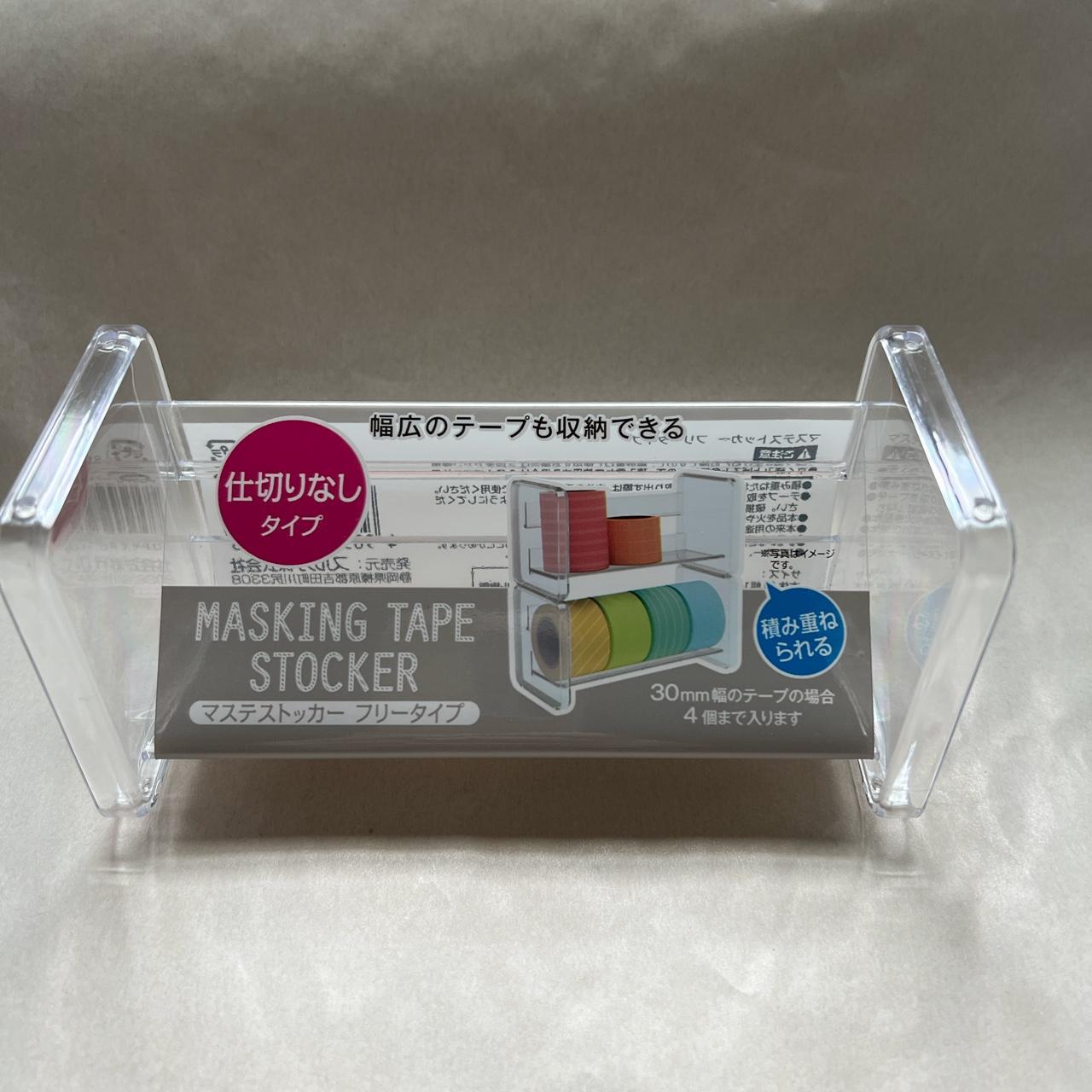 Washi/Masking Tape Holder/Stocker. Clear plastic.... Depop