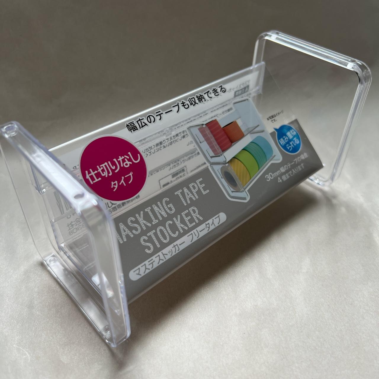 Washi/Masking Tape Holder/Stocker. Clear plastic.... Depop