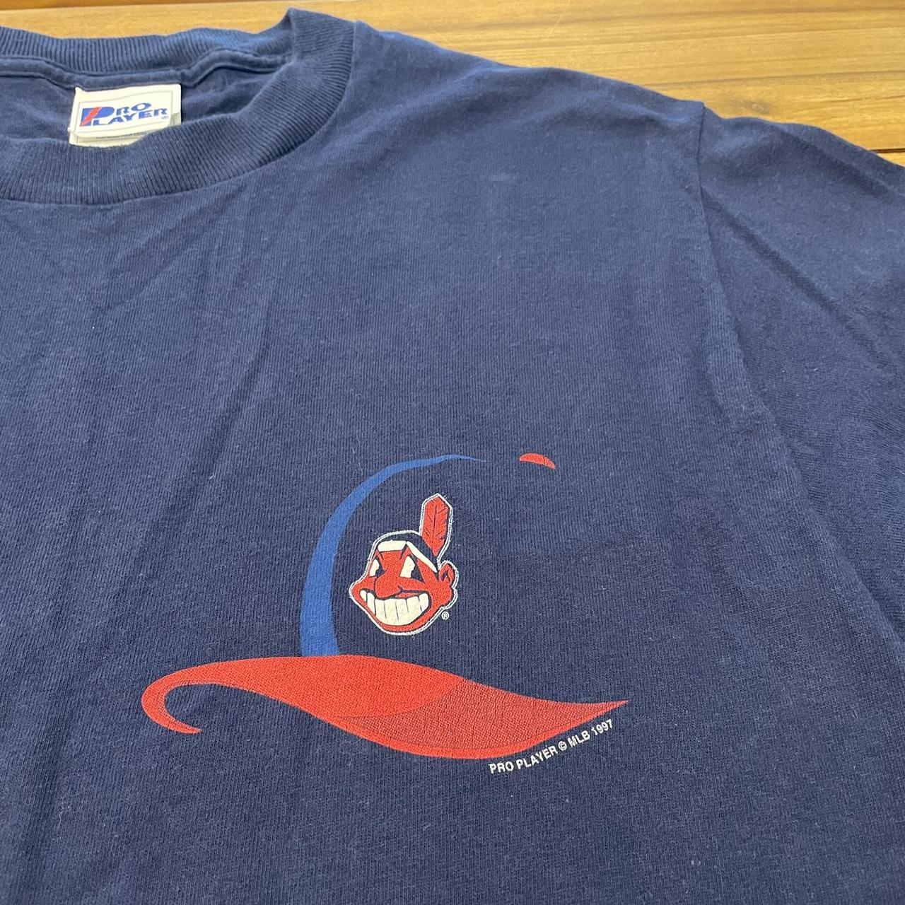 Vintage 1998 Chief Wahoo T Shirt Cleveland Indians - Depop