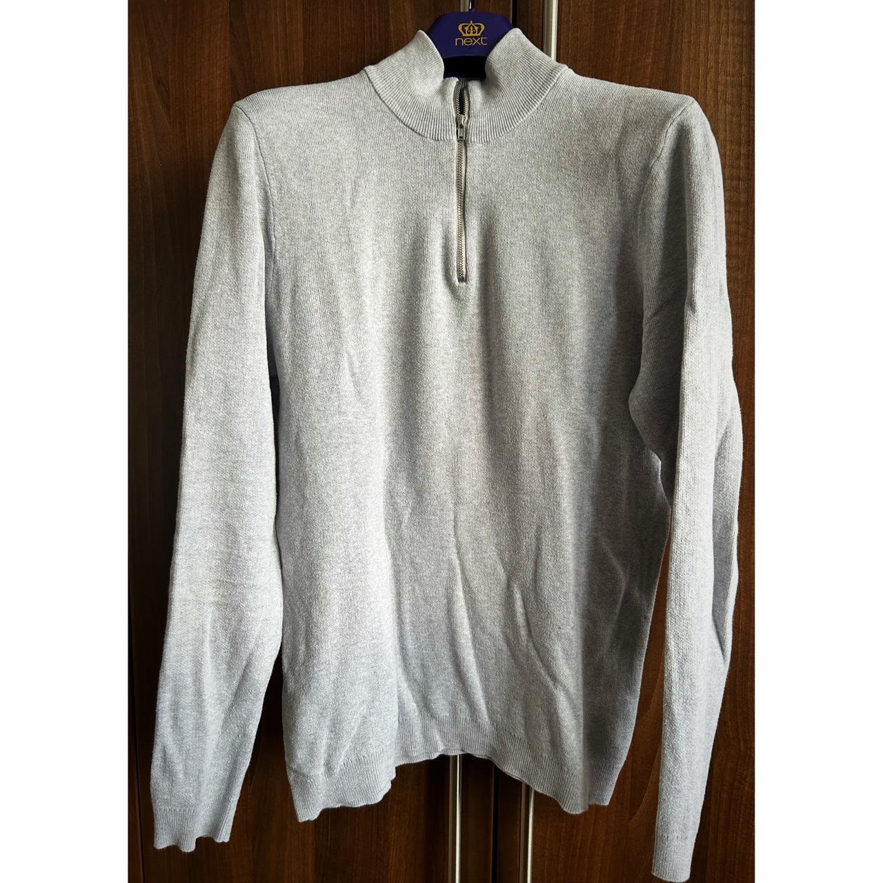 ASOS Grey Half-zip Jumper. In good condition, will... - Depop