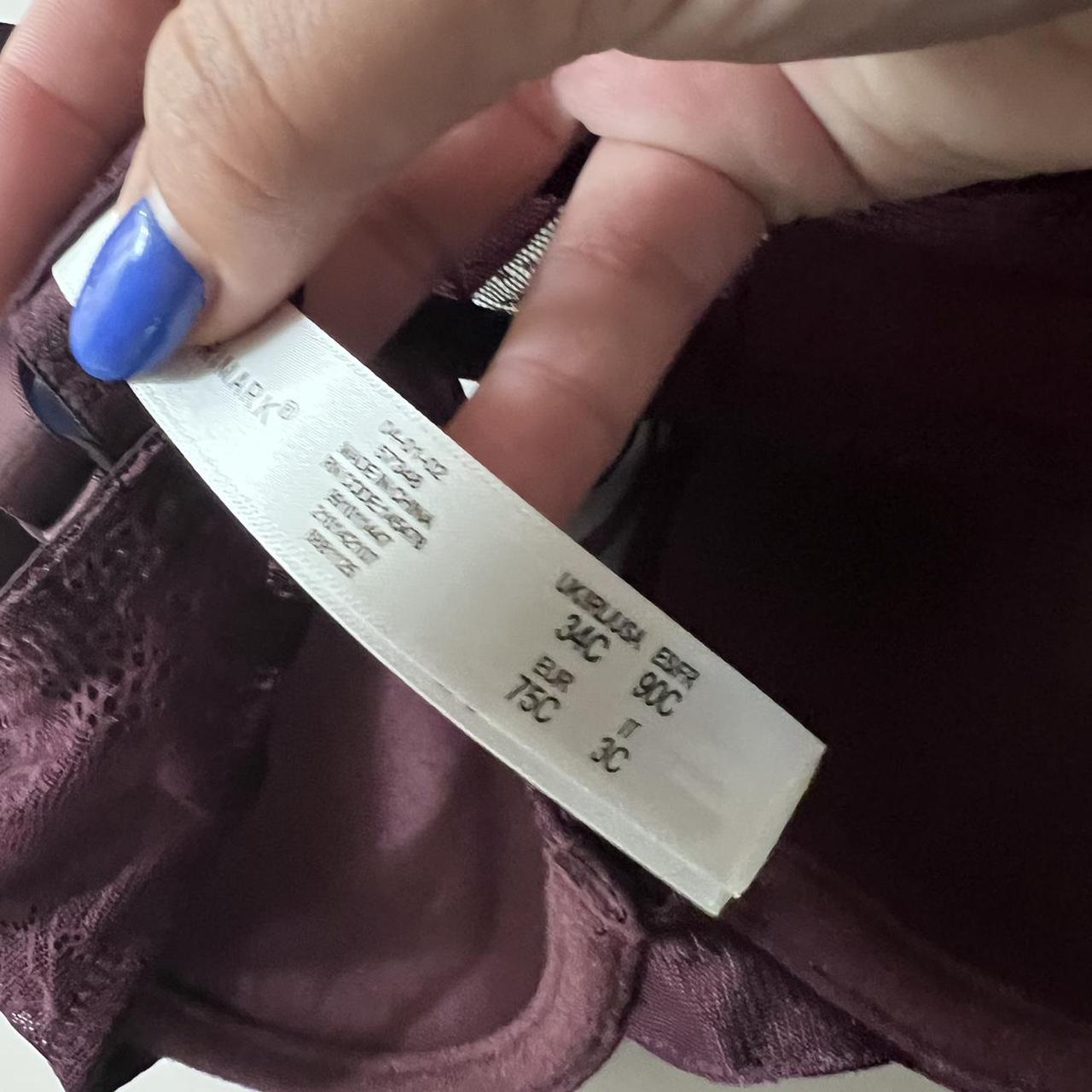 Set of 3 lace Primark bras size 34C. Never worn.... Depop