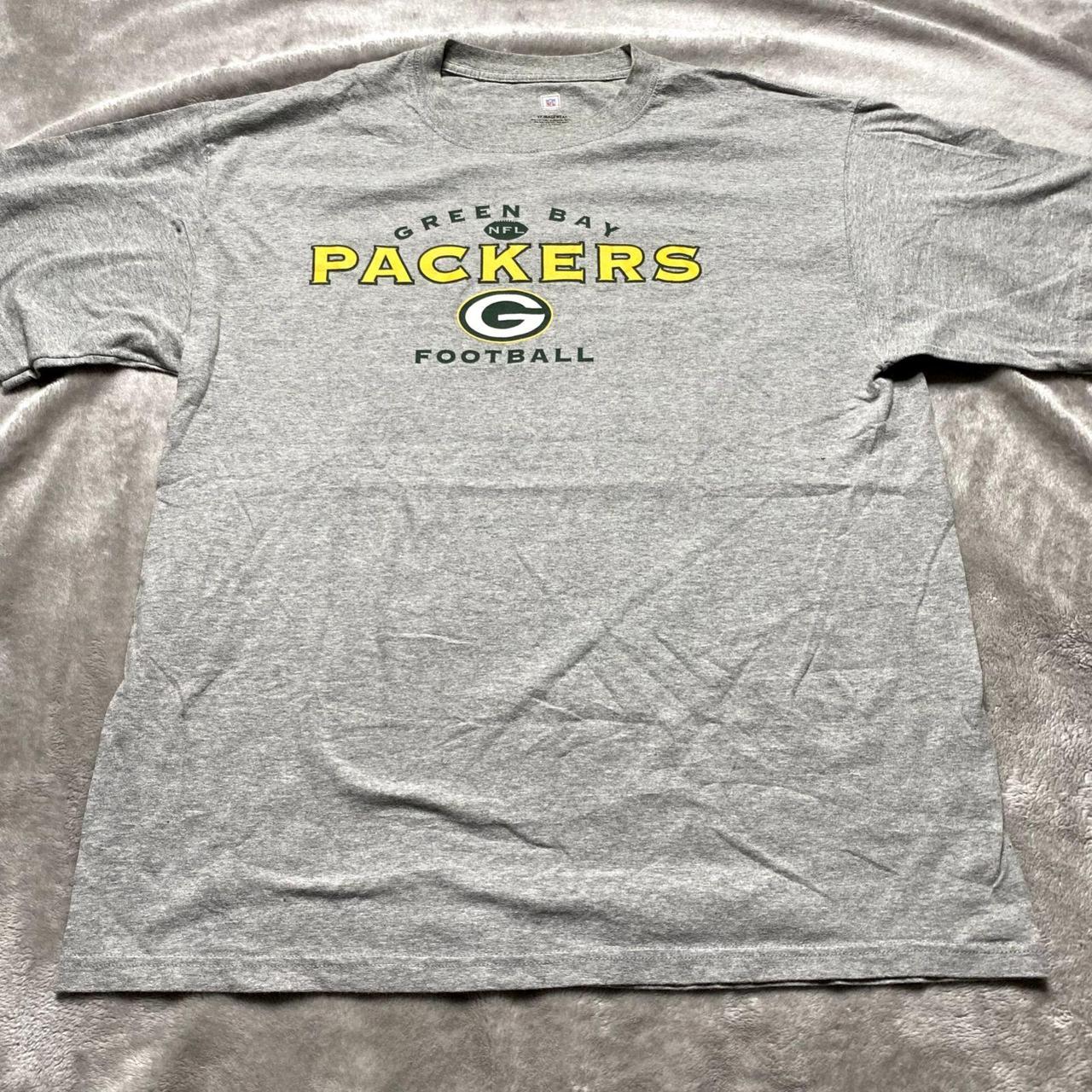 Vintage Y2K Packers NFL Team Apparel Long Sleeve Tee - Depop